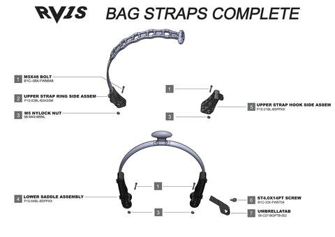 Rovic RV1S - Bag Straps Complete V2
