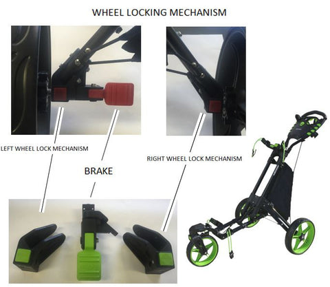 Walkinshaw Swivel 1.0 Buggy Spare Parts - Wheel Locking Mechanism